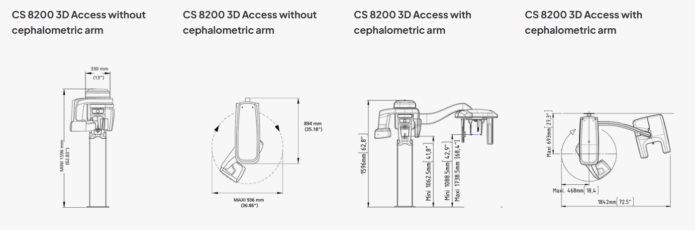 CS 8200 3D Access Specs CS 8200 3D Access Specs